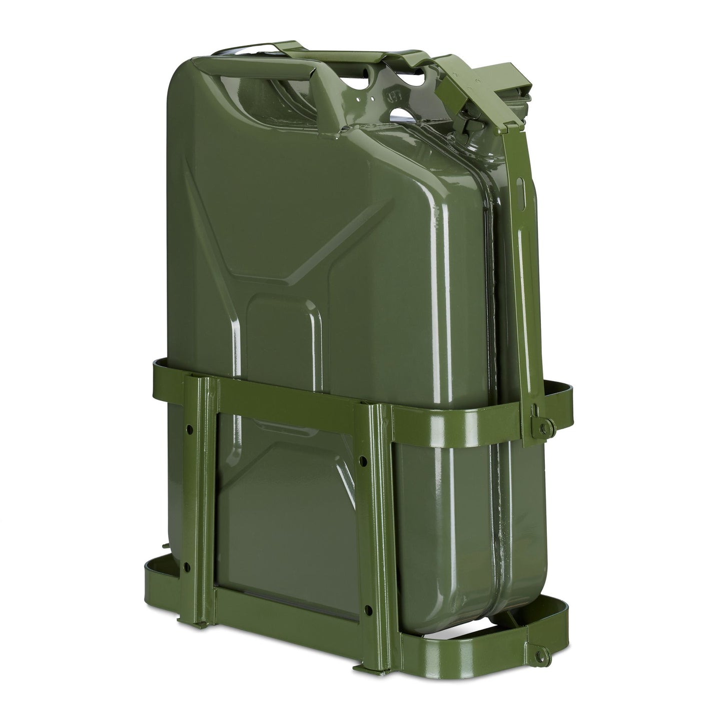 Iron Petrol Can Holder