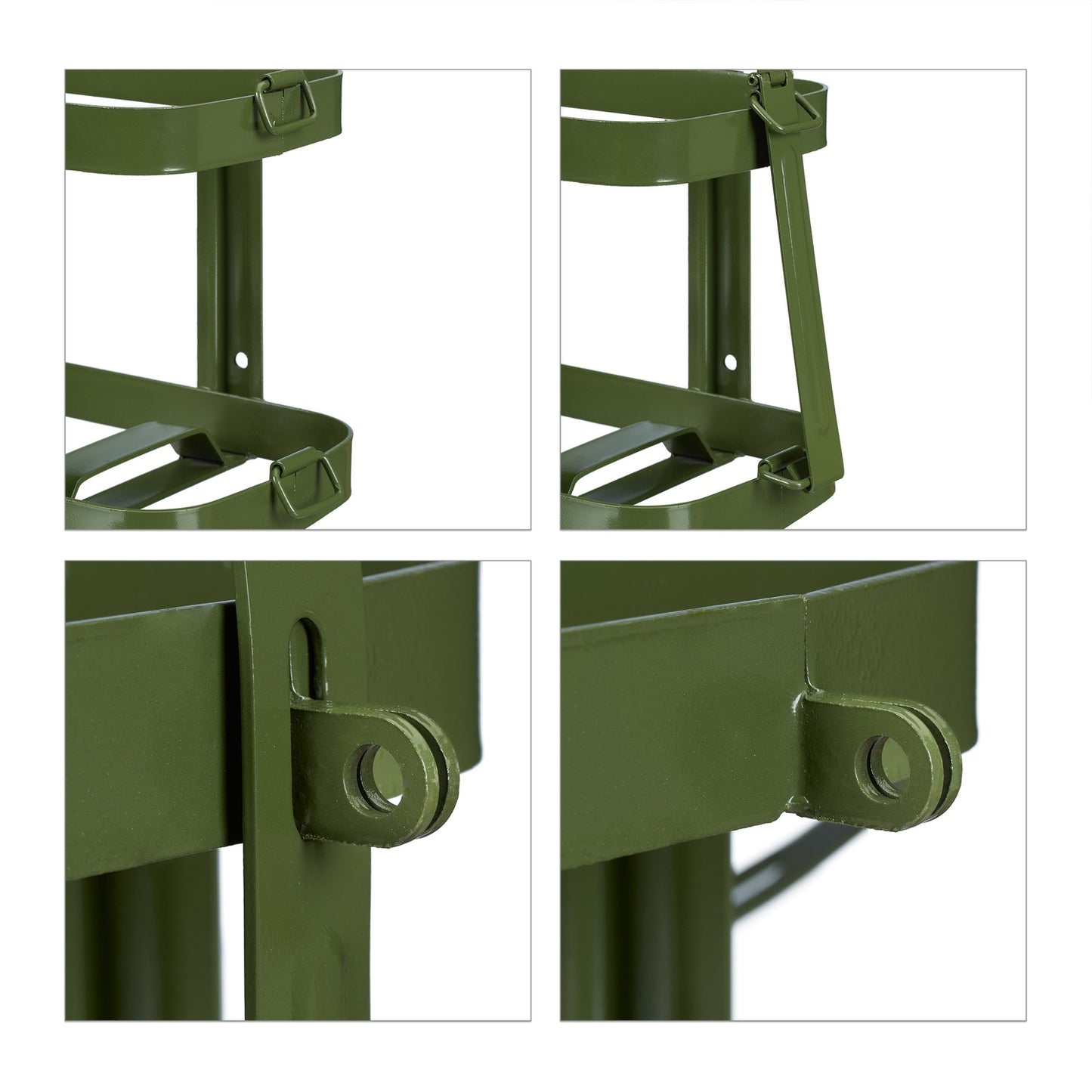Iron Petrol Can Holder