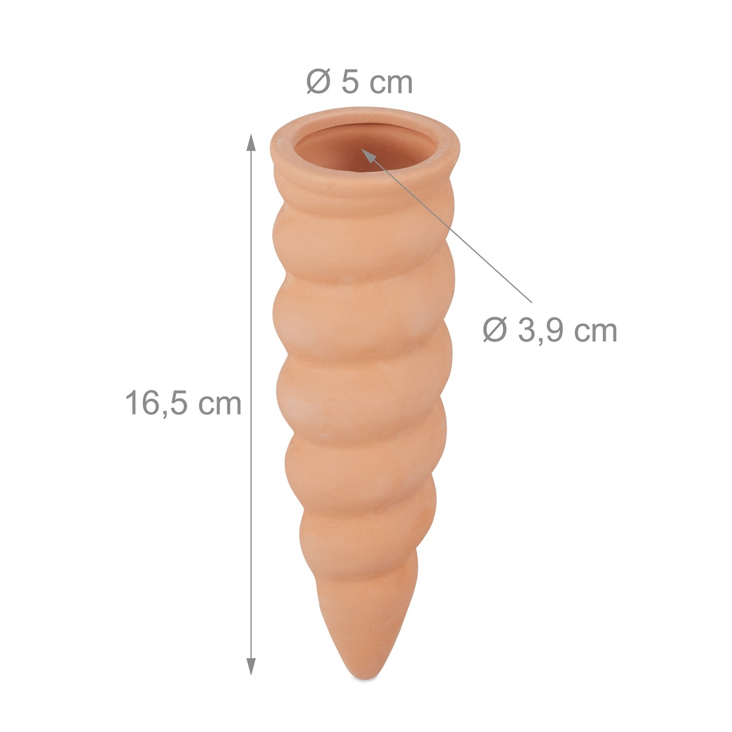 Irrigation with clay cones, set of 8