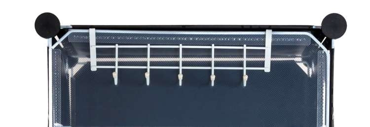 Iso Trade shoe cabinet 44.5 x 93 x 30 cm black