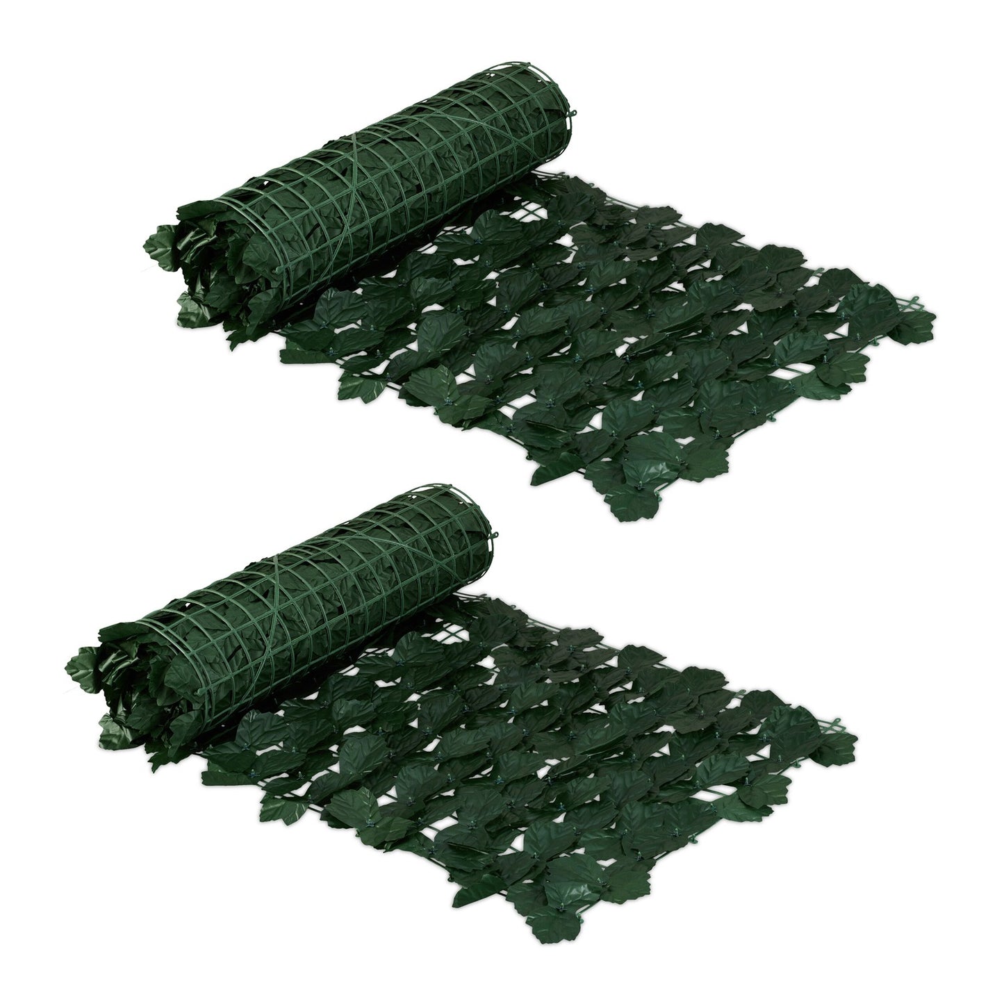 Ivy Leaf Privacy Screen, Set of 12 Panels