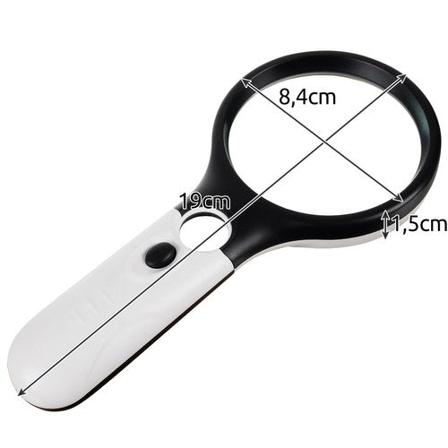 Izoxis 22670 LED-illuminated magnifier