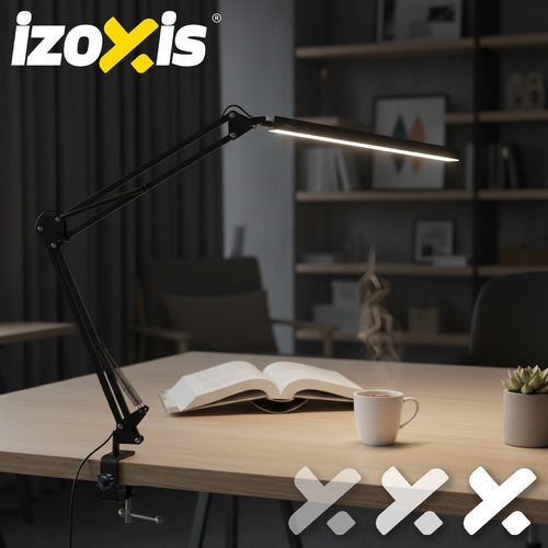 Izoxis 26357 2-in-1 drafting desk lamp