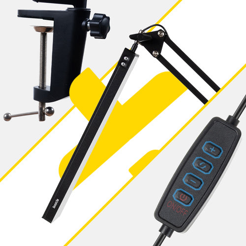 Izoxis 26357 2-in-1 drafting desk lamp