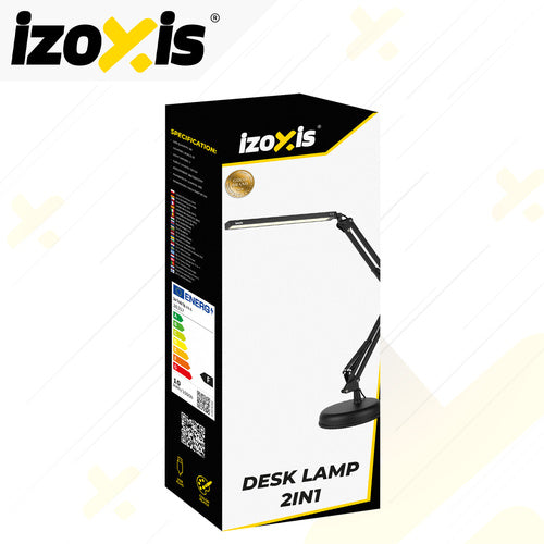 Izoxis 26357 2-in-1 drafting desk lamp