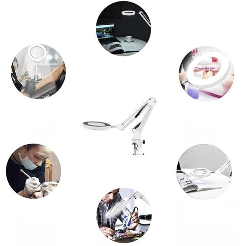Izoxis magnifying loupe - white 22692
