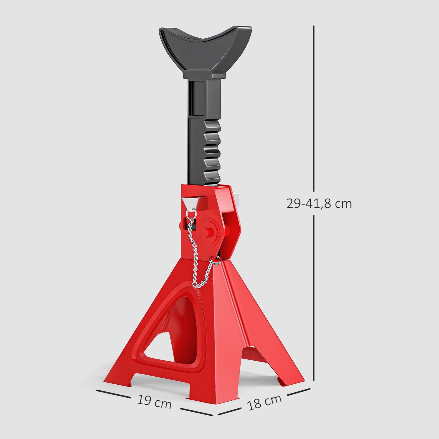 3 Ton Jack Stands, Adjustable Height, Set of 2