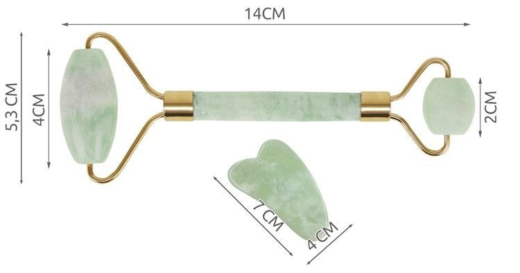 Jade face massager