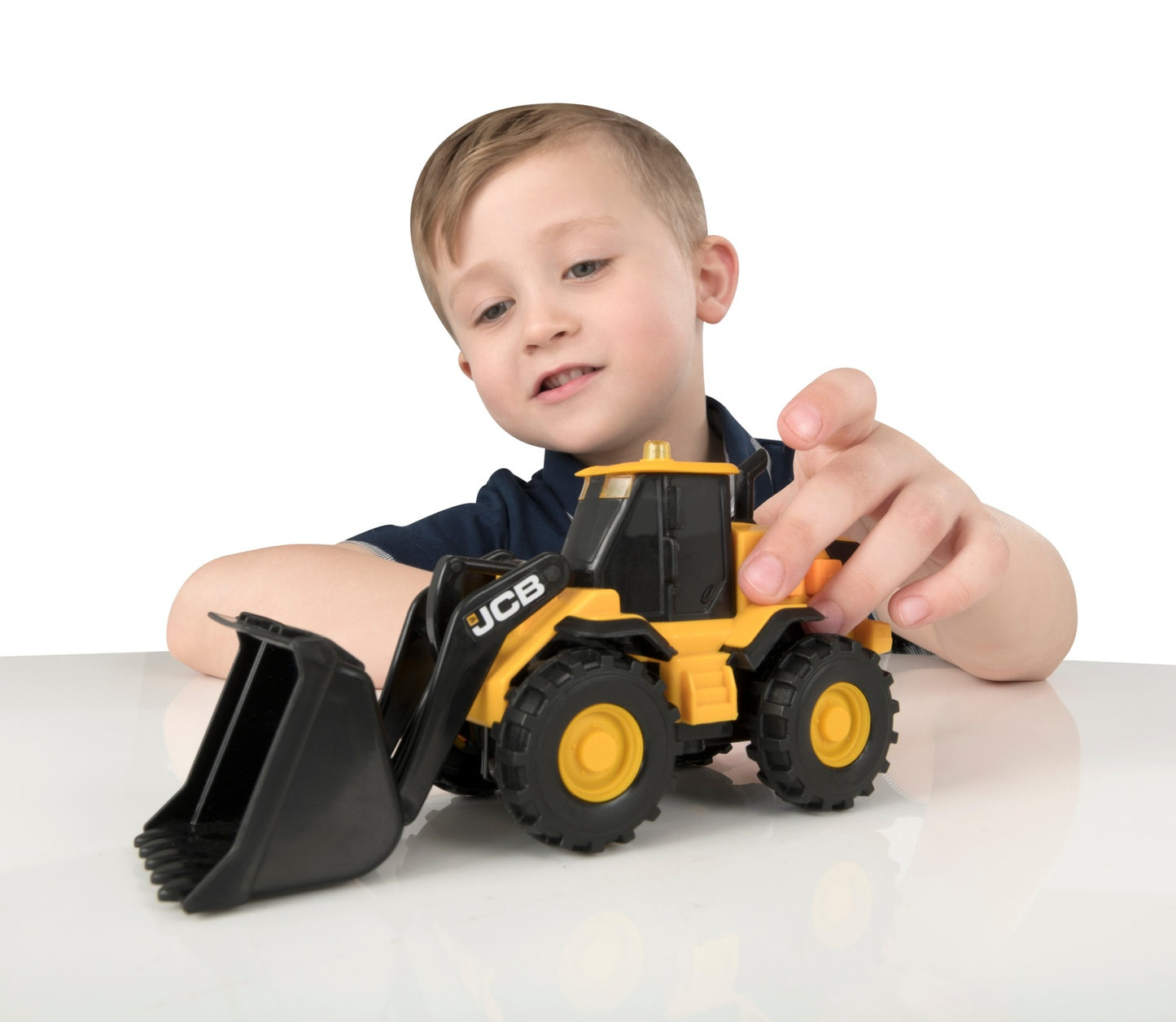 Jcb Wheel Loader With Light & Sound, 15Cm