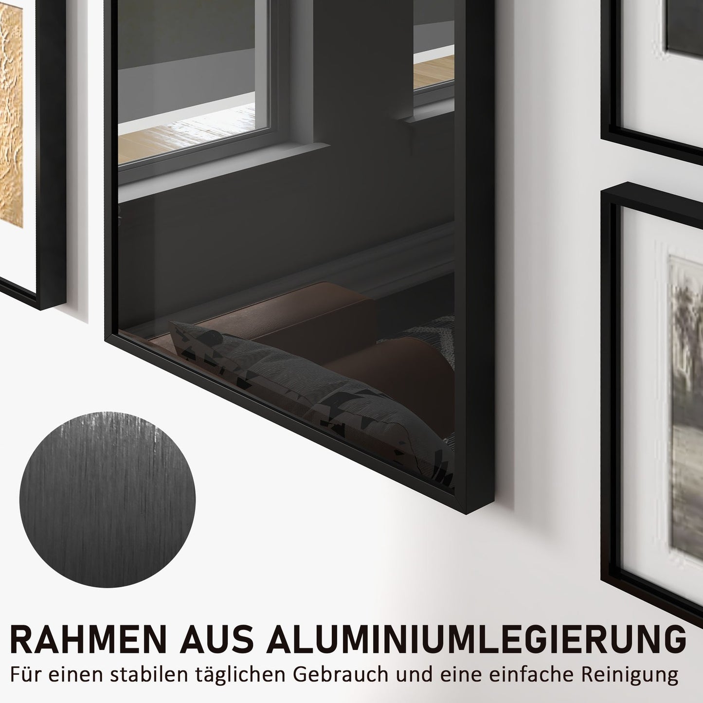 Jersey Display Frame, Black Aluminum, UV-Resistant Acrylic