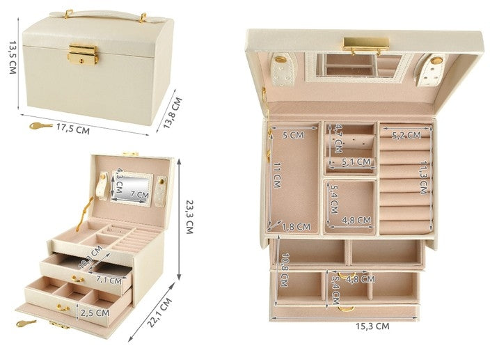 Jewelry box/case - beige