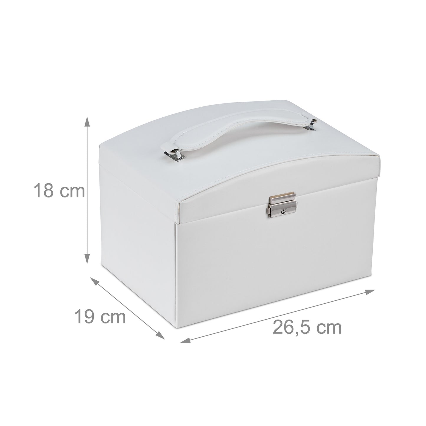 Jewelry box with mirror