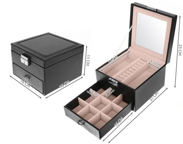 Jewelry case - black K8898 Beautylushh
