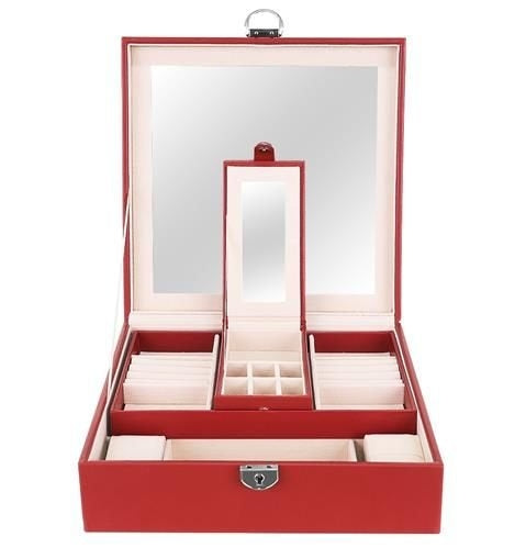 Jewelry case - burgundy Beautylushh