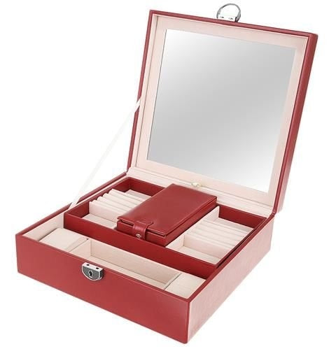 Jewelry case - burgundy Beautylushh