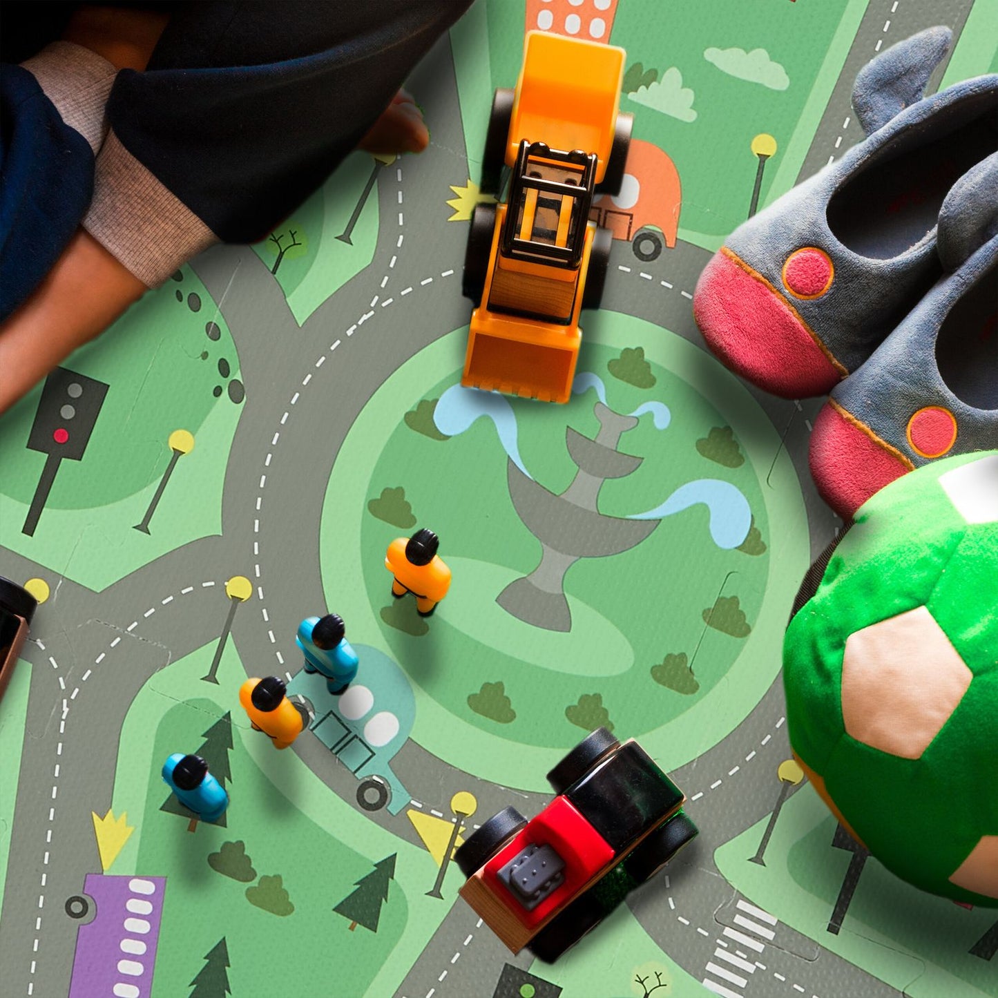 Jigsaw puzzle city