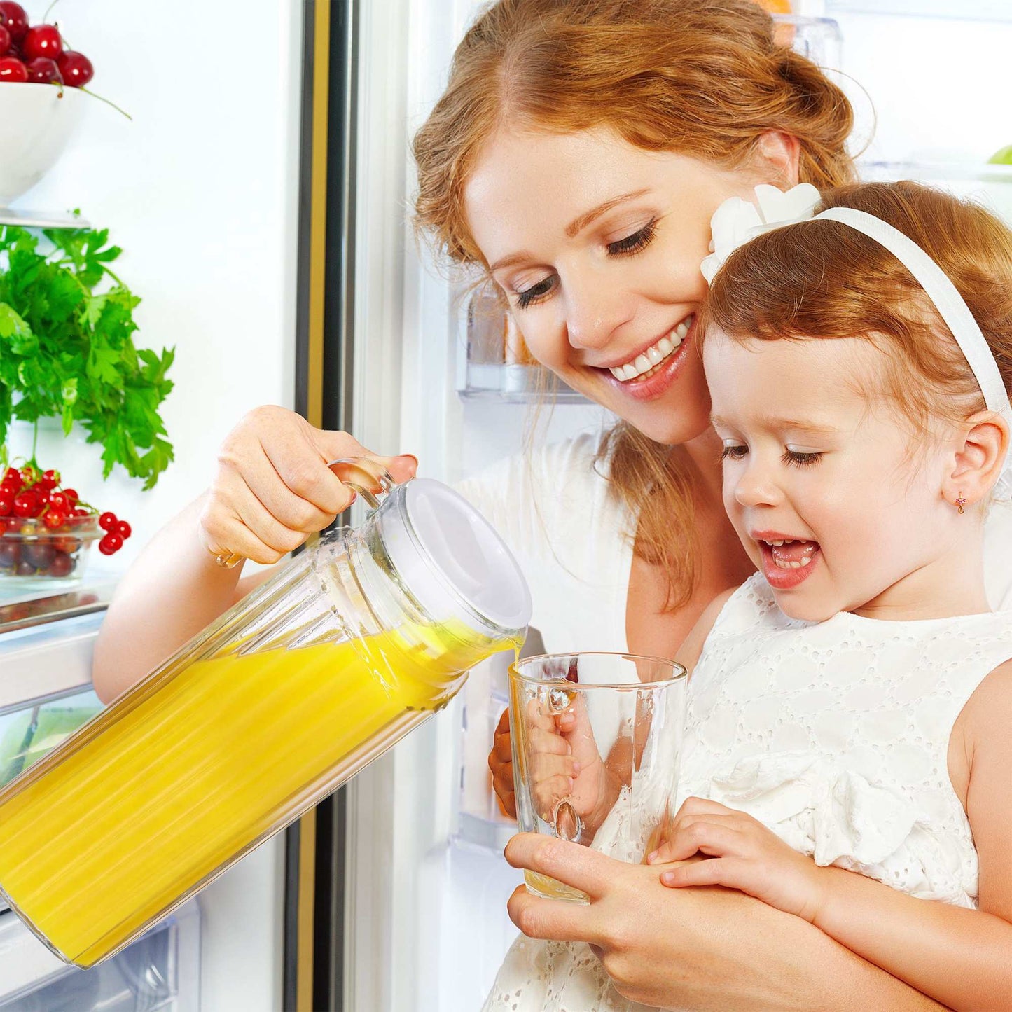 Juice jug glass 1 l