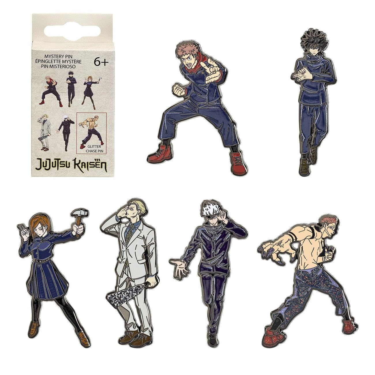 Jujutsu Kaisen Funko Loungefly Blind Pin Collectible Set