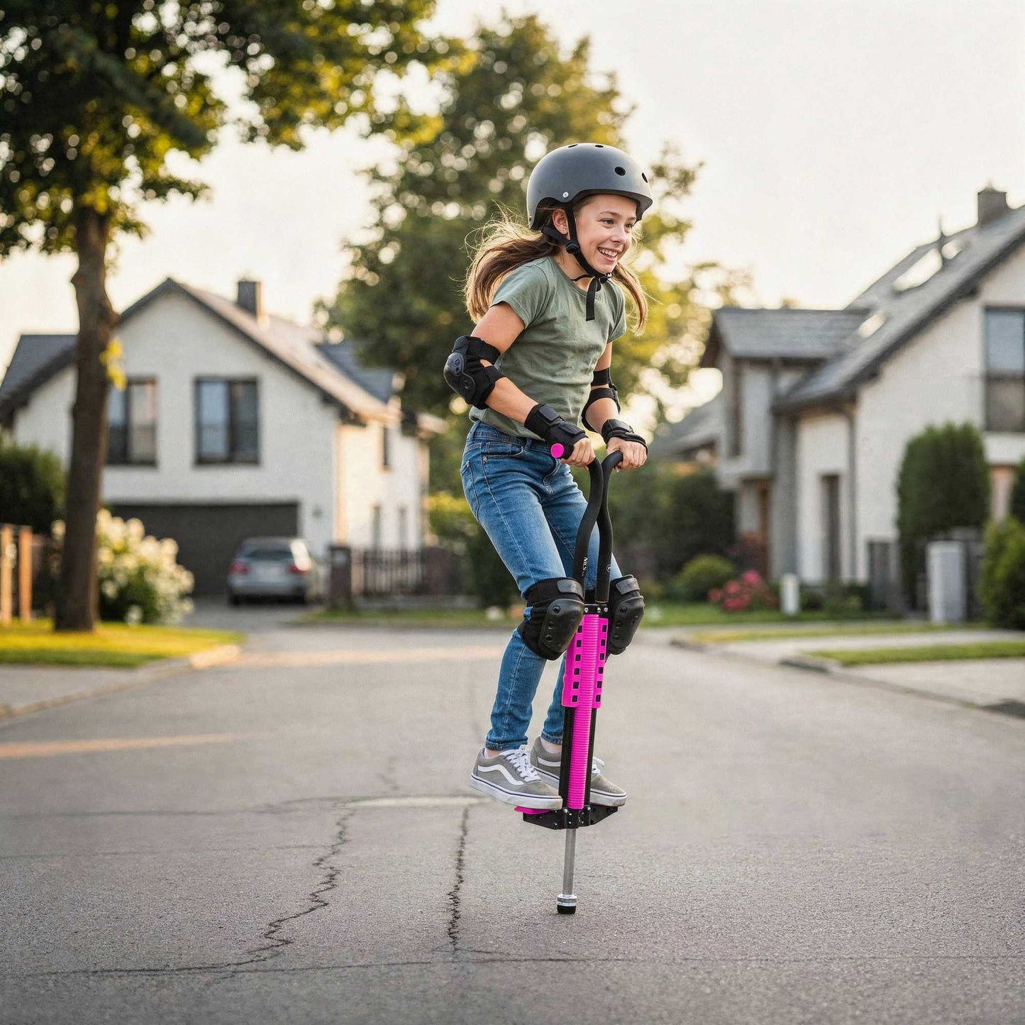 Jump Stick for Teens & Adults, Steel Frame, 102 cm