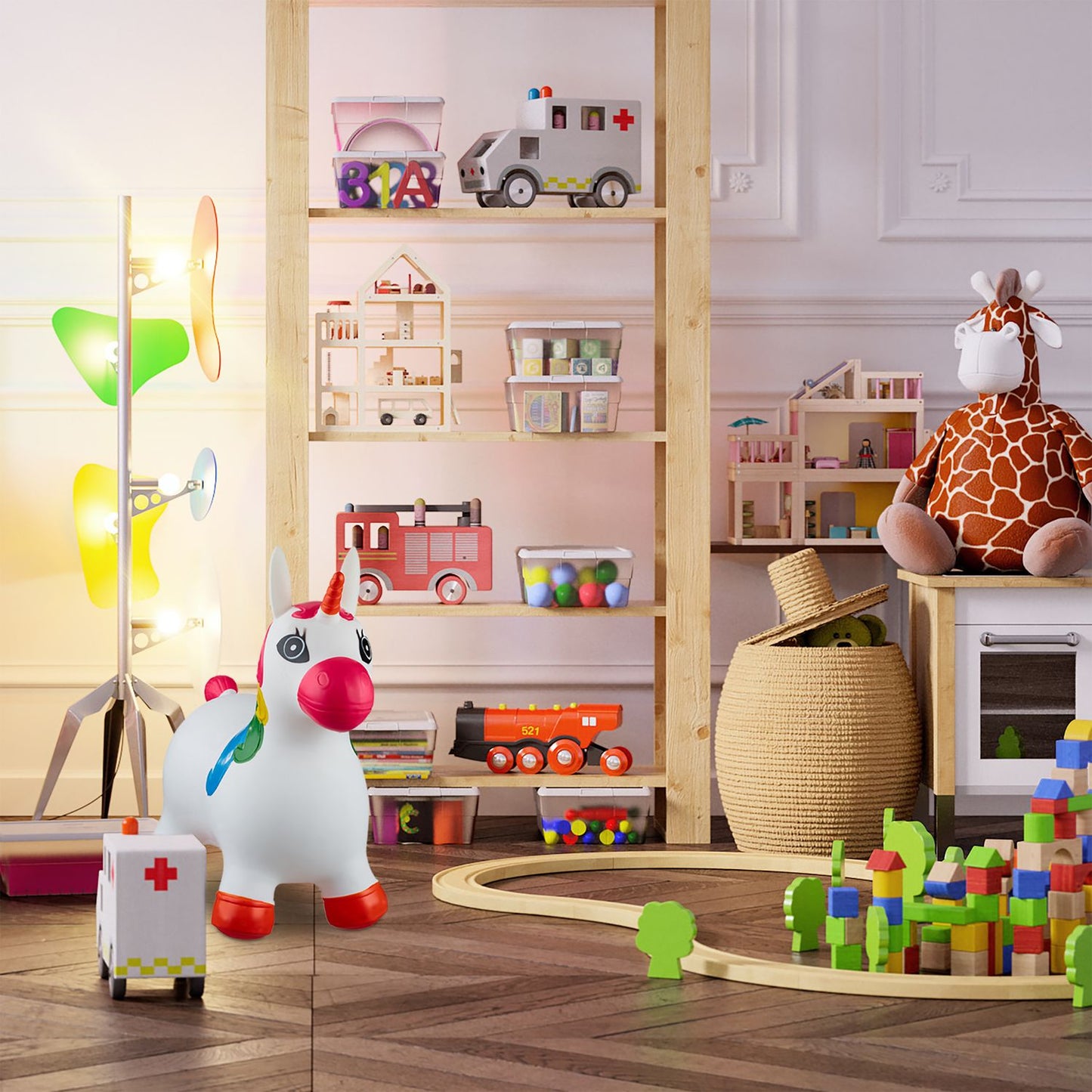 Jumping animal Unicorn