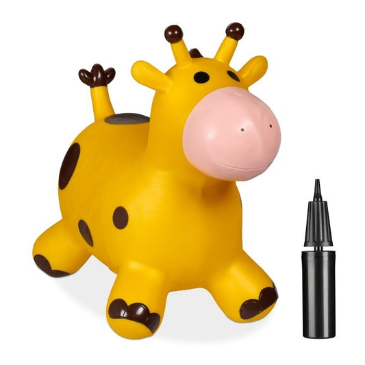 Jumping animal giraffe