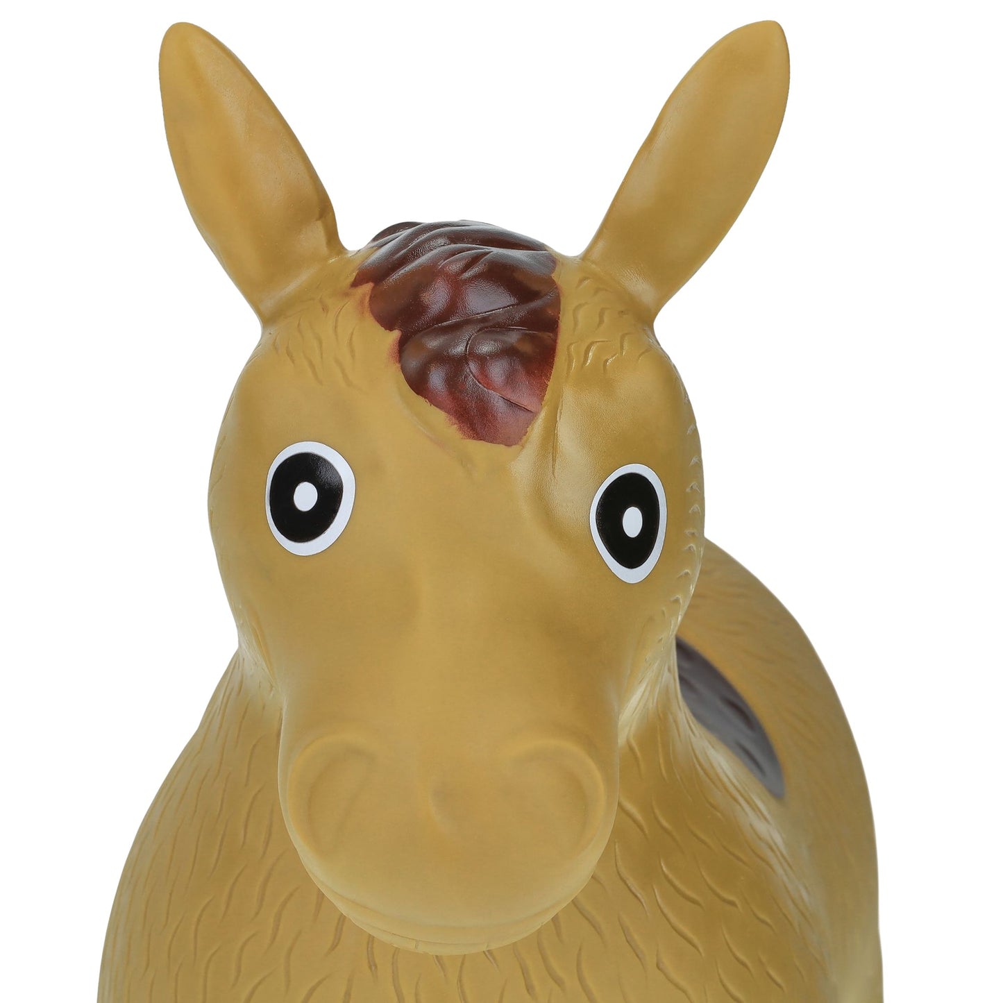 Jumping horse in light brown