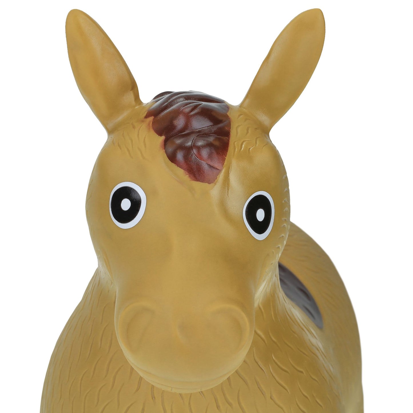 Jumping horse in light brown