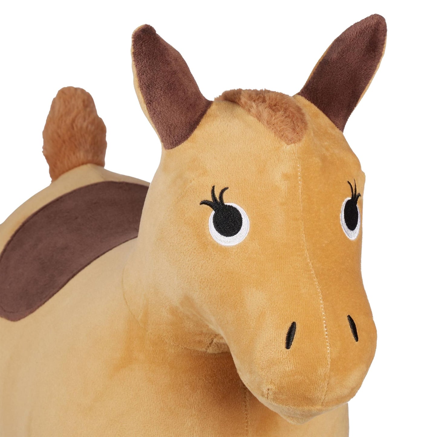 Jumping horse with cap