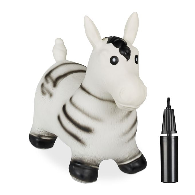 Jumping zebra
