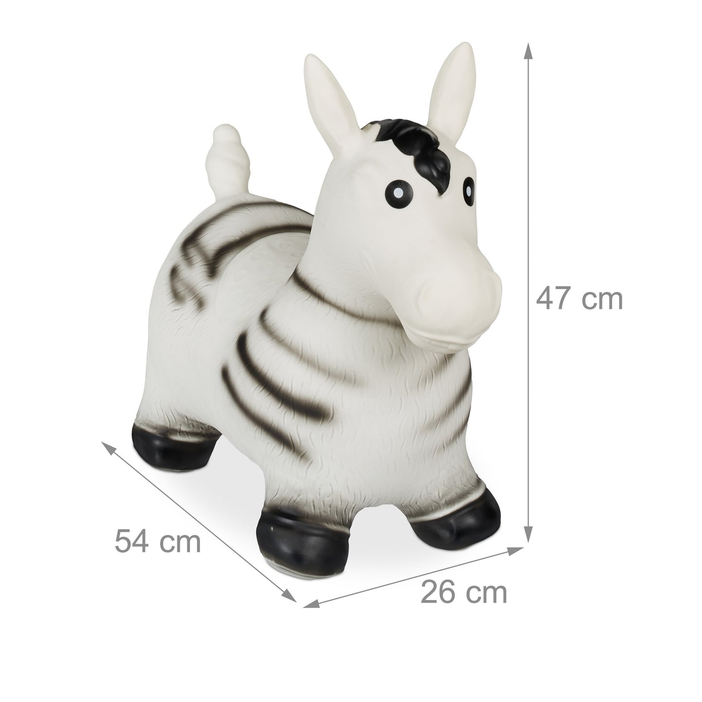 Jumping zebra