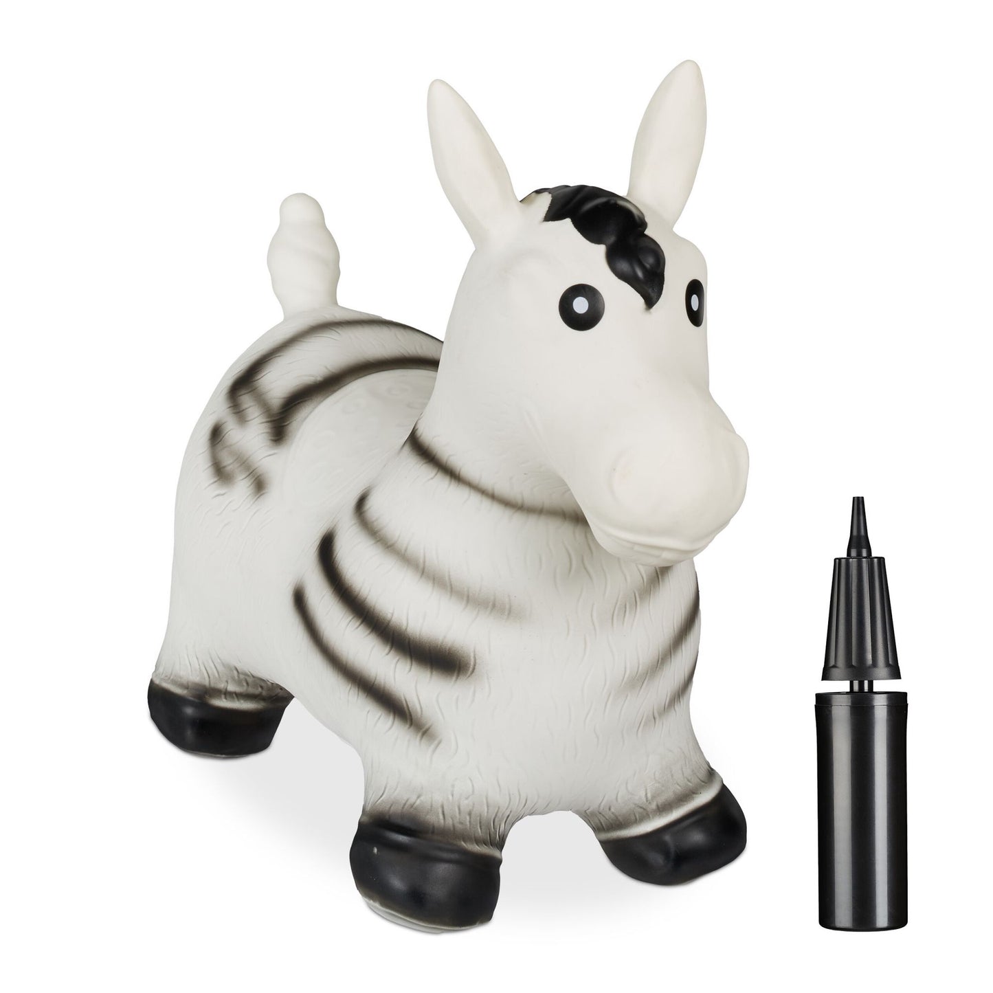Jumping zebra