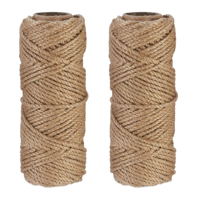 Jute cable 4 mm x 45 m set of 2