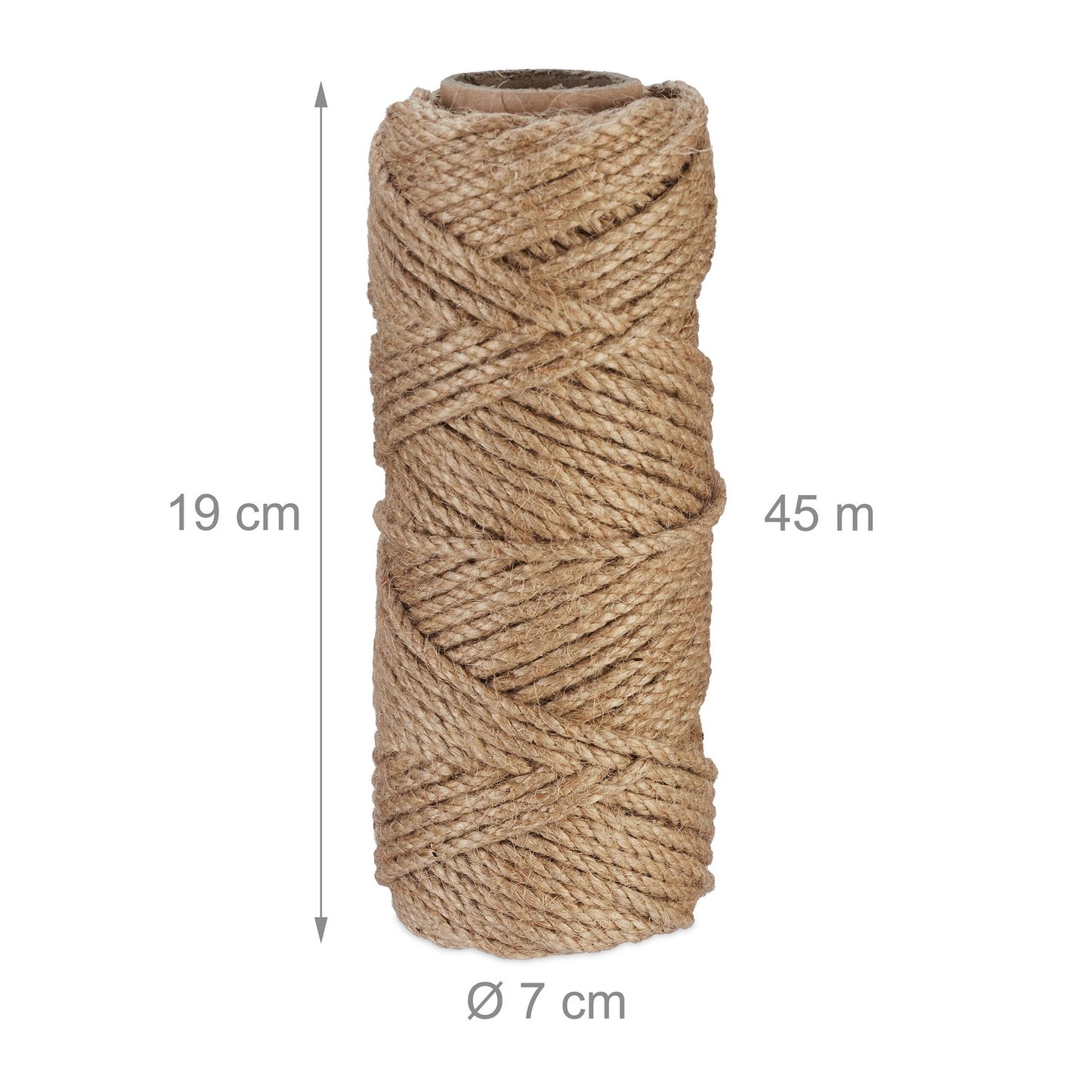 Jute cable 4 mm x 45 m set of 2