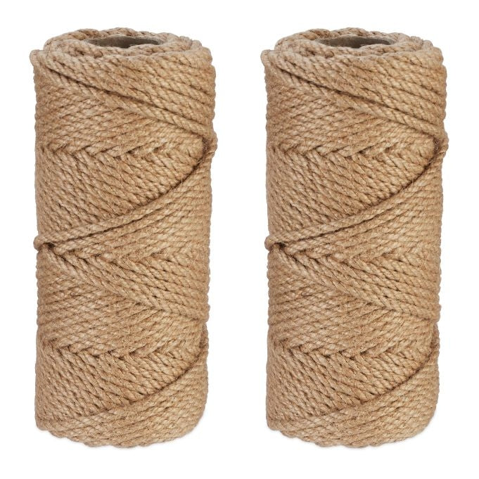 Jute cable 5 mm x 50 m set of 2