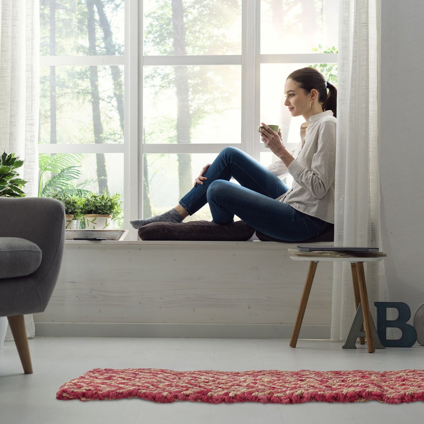 Jute mat 60 x 90 cm