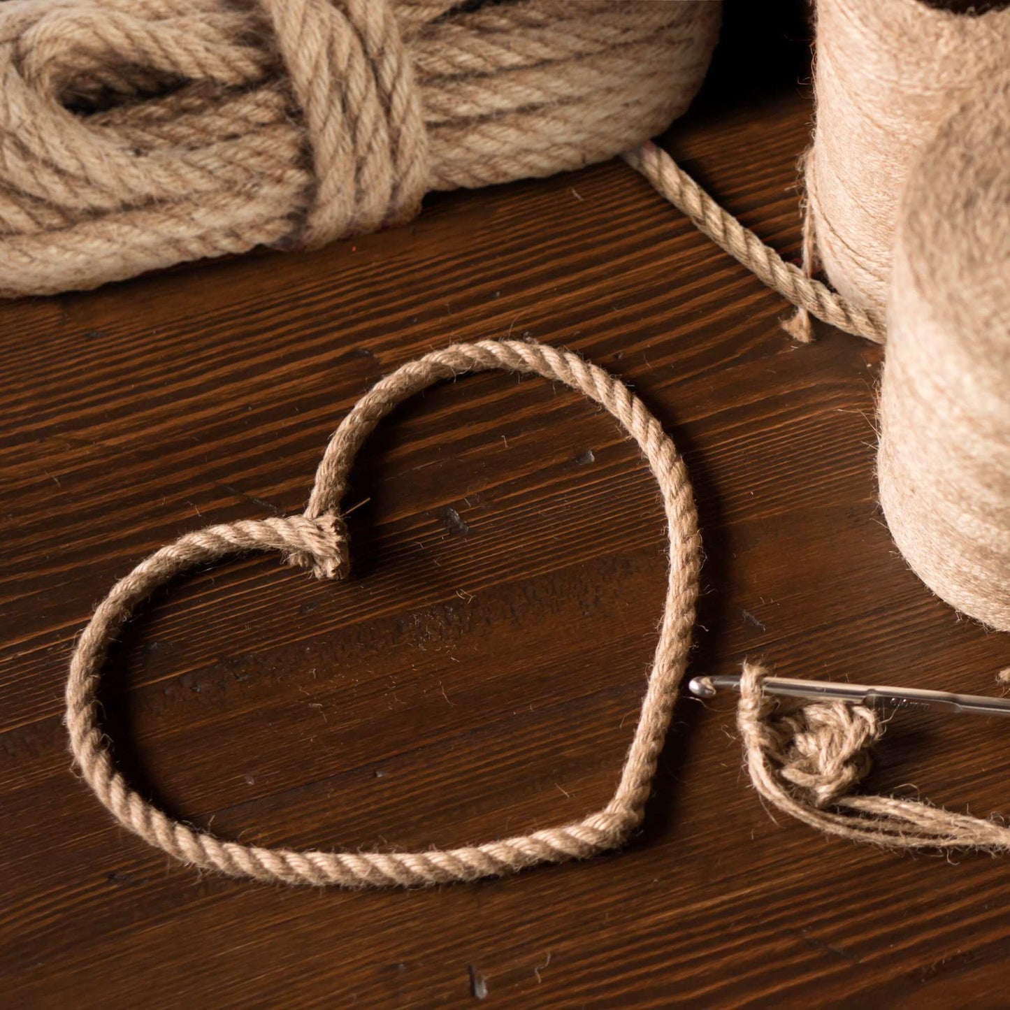 Jute rope 10 mm x 10 m set of 2