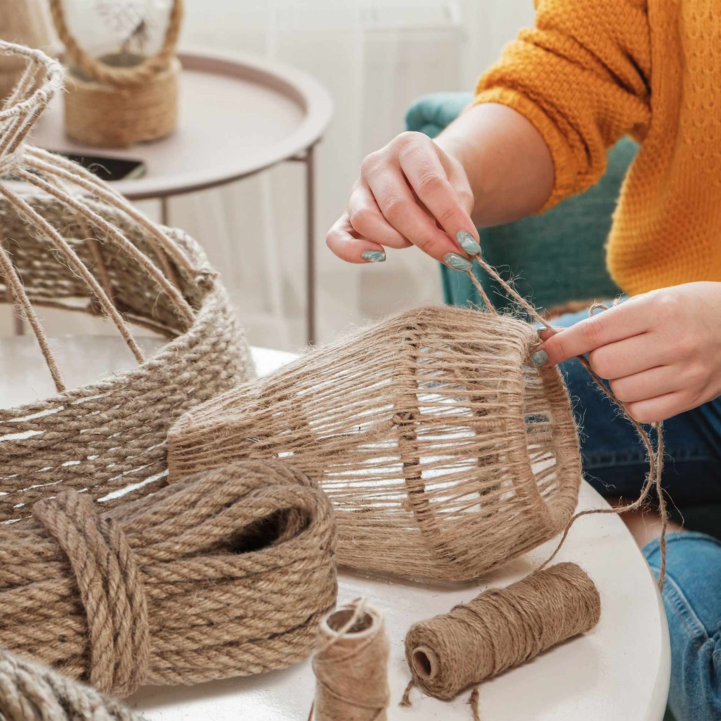 Jute rope 8 mm x 40 m