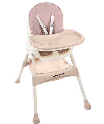 KRUZZEL feeding chair - pink