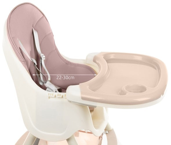 KRUZZEL feeding chair - pink