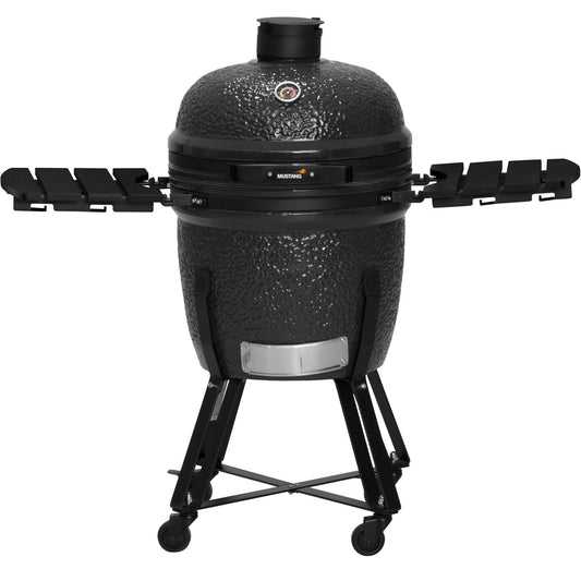 Kamado Ceramic Charcoal Grill, 47 cm Stainless Steel Grate
