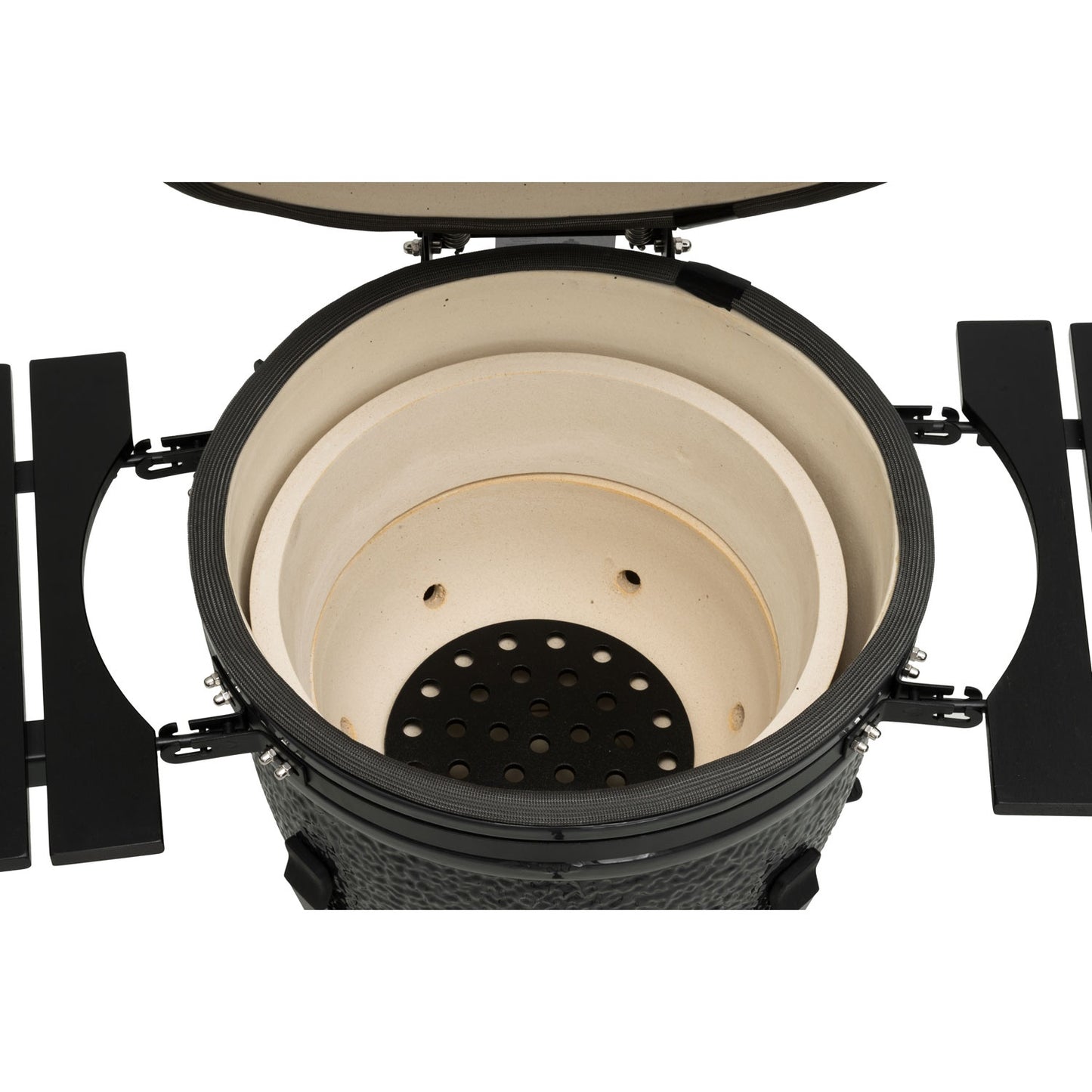 Kamado Ceramic Charcoal Grill, 47 cm Stainless Steel Grate