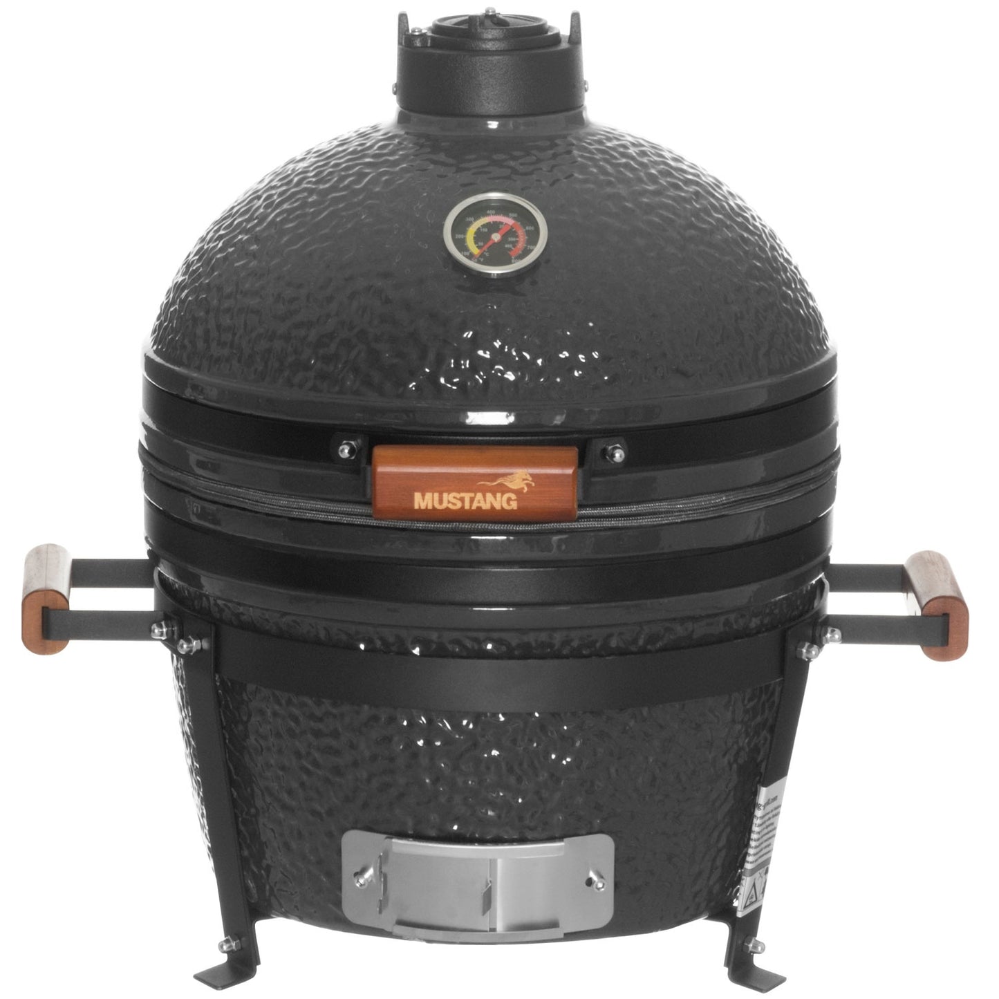 Kamado Charcoal Grill, Ceramic, 16-Inch, Stainless Steel Grate