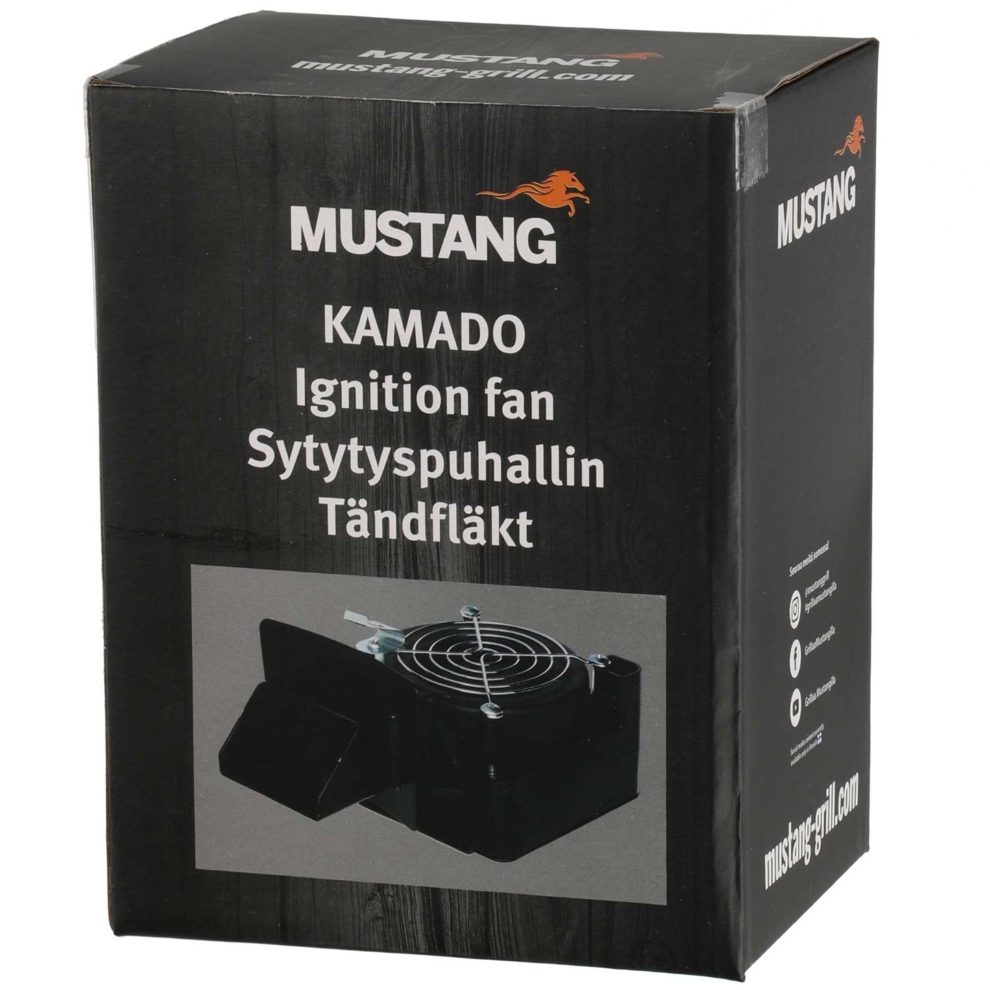 Kamado ignition fan