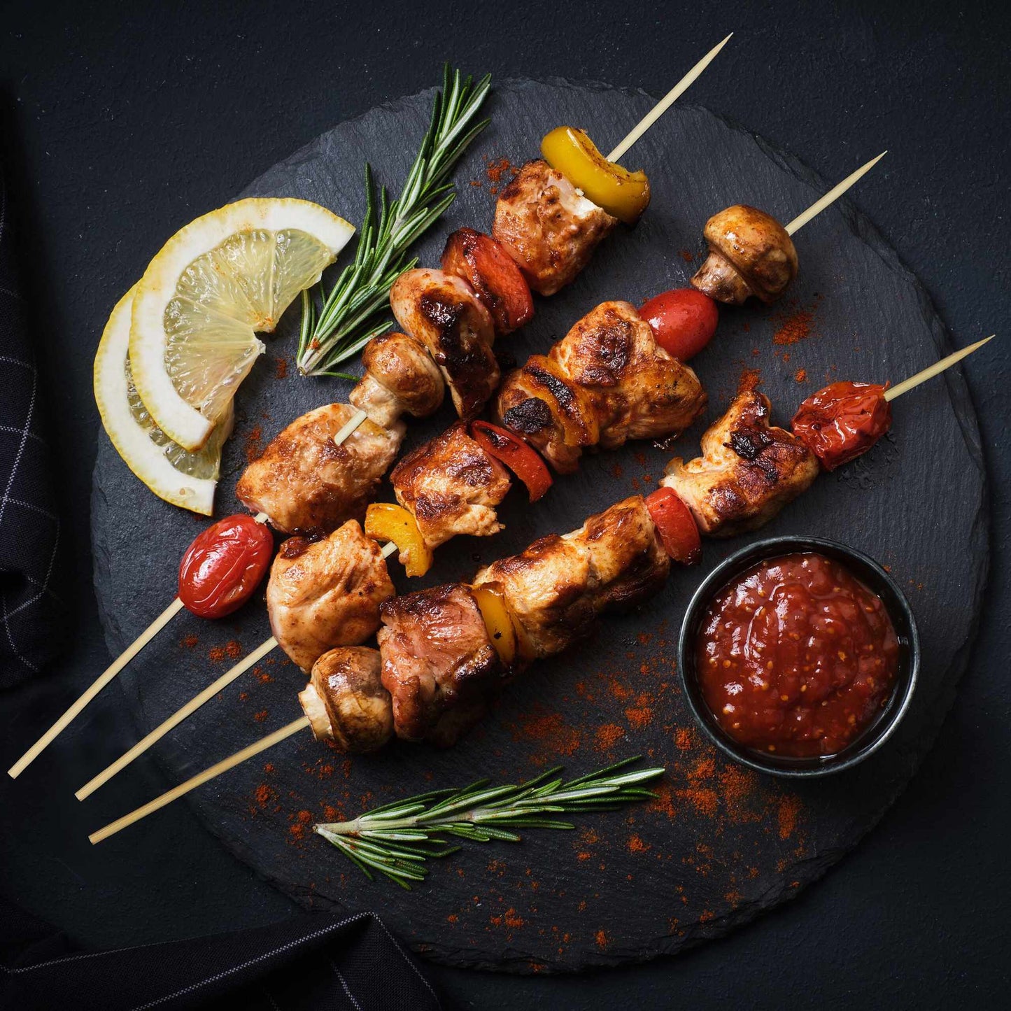 Kebab skewers in bamboo, set of 500 pcs