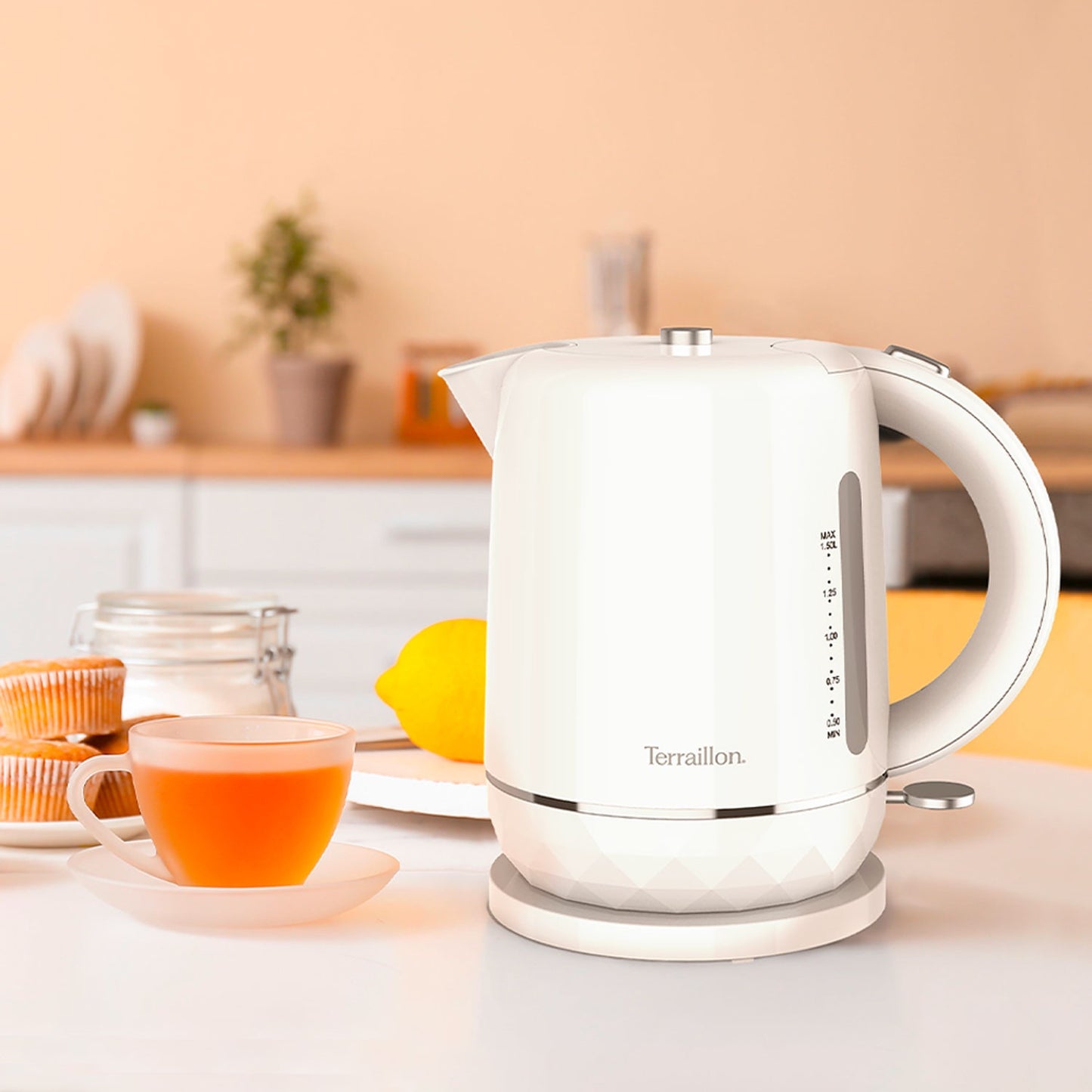 Kettle Diamond 1.5L 2200W white