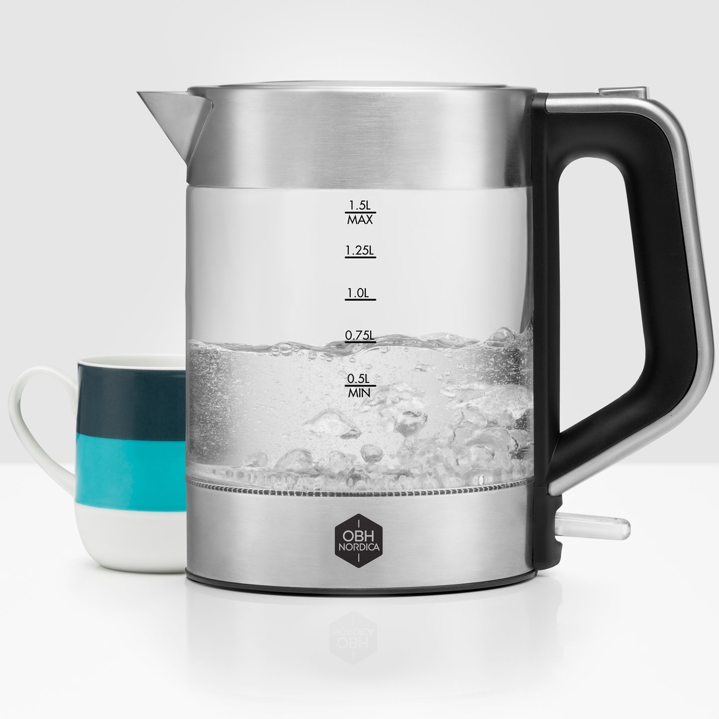 Kettle Venice glass kettle 1.5 l. cordless 6418