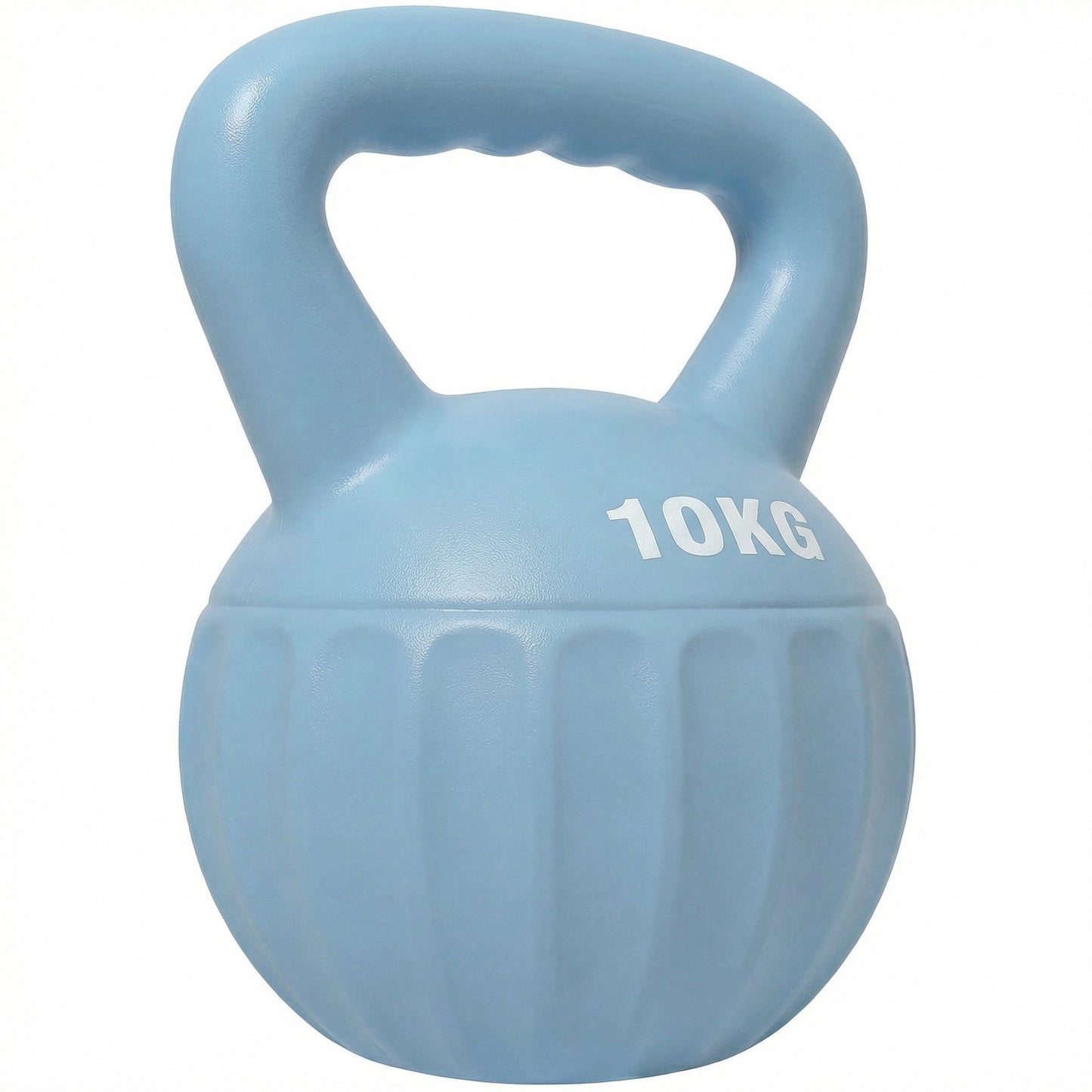 Kettlebell 10 kg, Sand-Filled, Non-Slip Grip, Blue