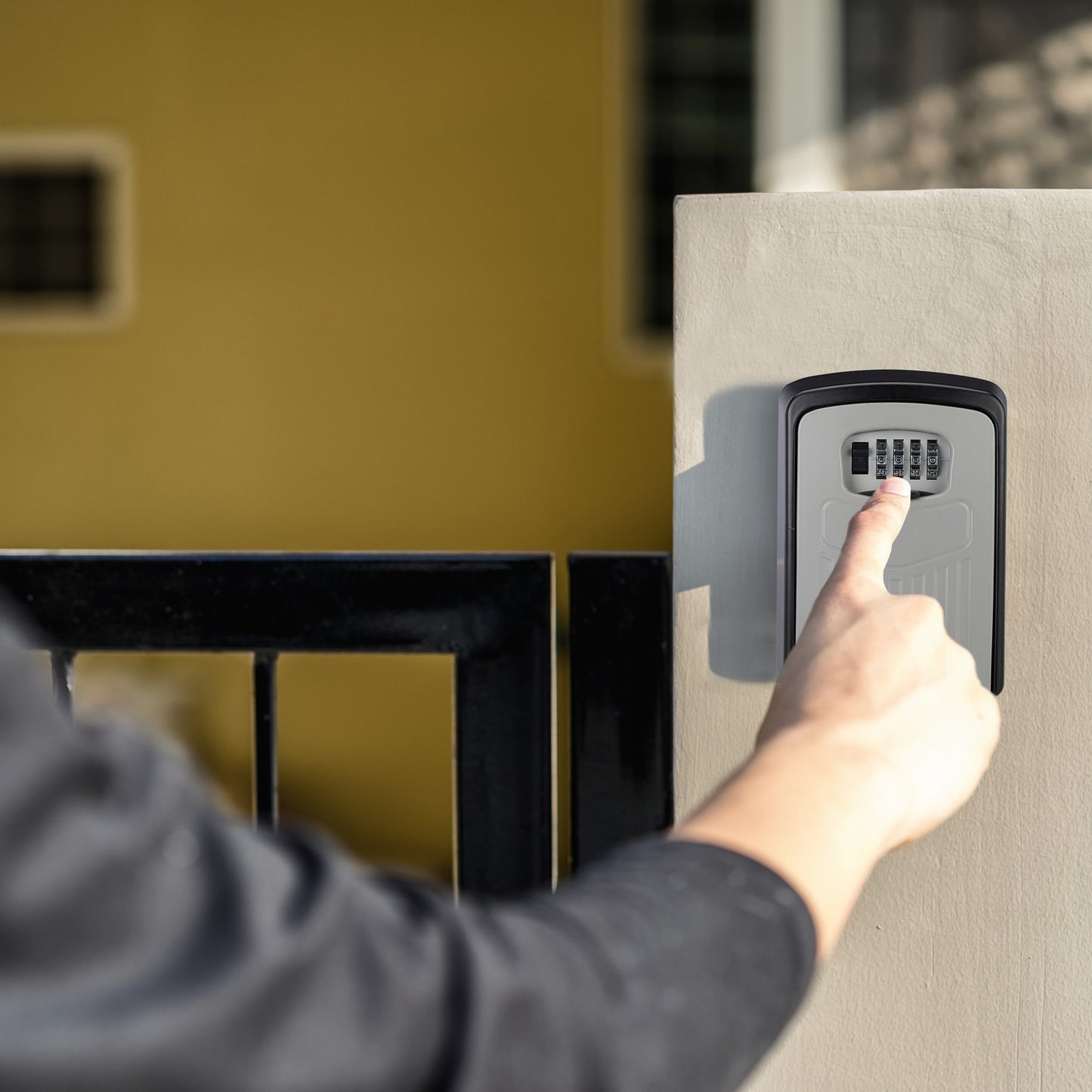 Key cabinet with four-digit code lock