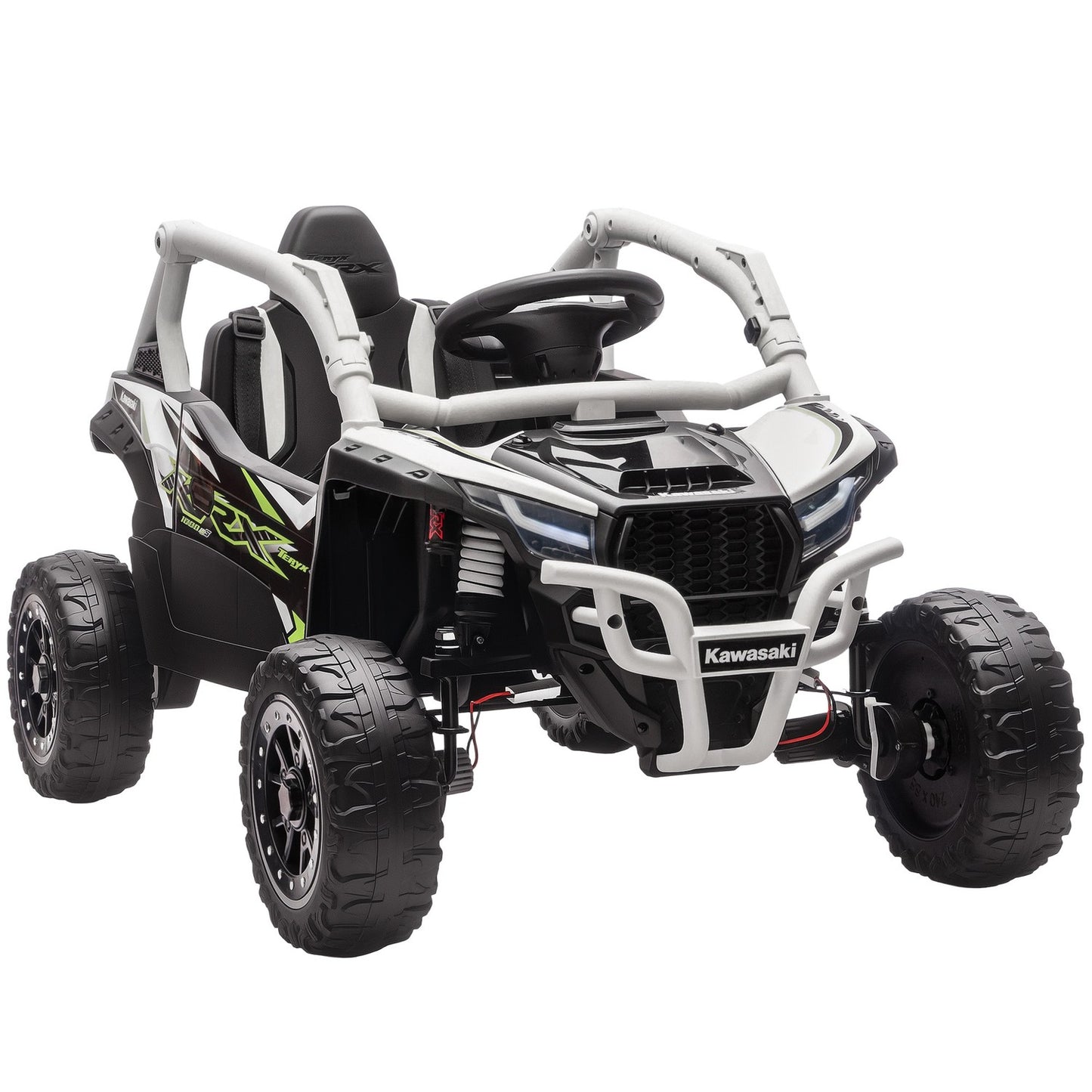 Kids 12V Electric Ride-On Car with Remote, Gray