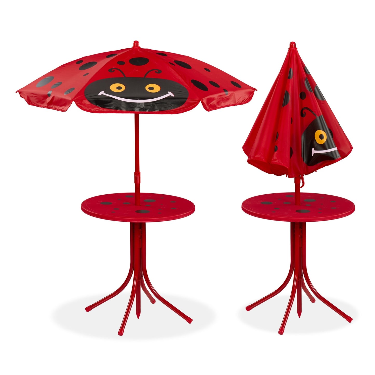 Kids' 4-Piece Camping Furniture Set with Parasol